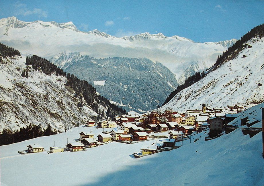 Ansichtskarten: CURAGLIA im Winter – Gebraucht aus Jona von philajona