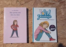 Livre me parents sont dans ma classe et oh Pénélope 