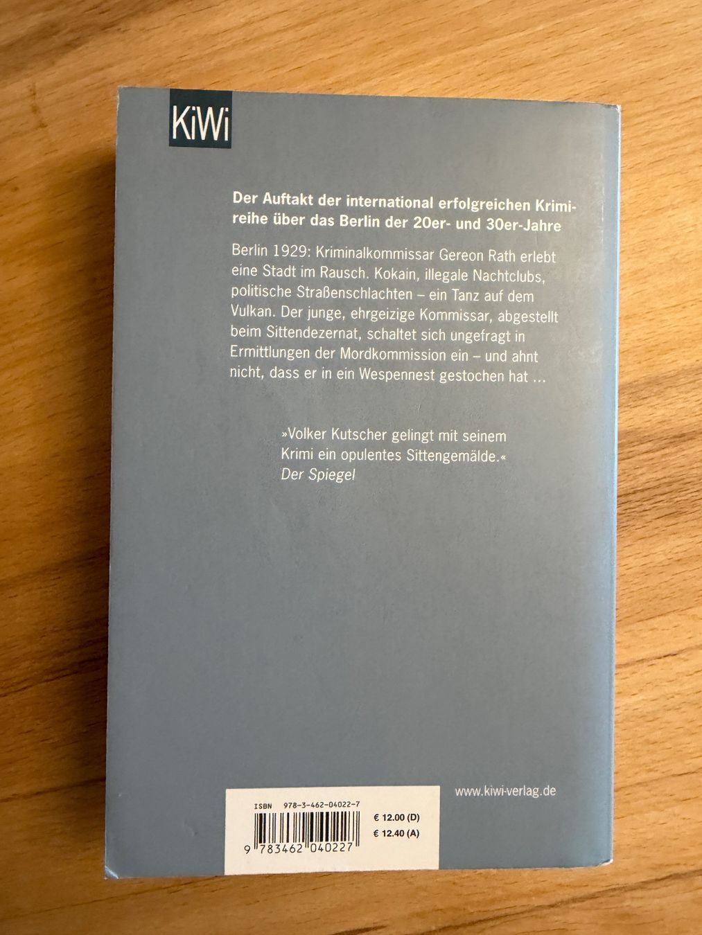 Bücher: Volker Kutscher: Der nasse Fisch – Gebraucht aus Hombrechtikon von Dokmasa 1