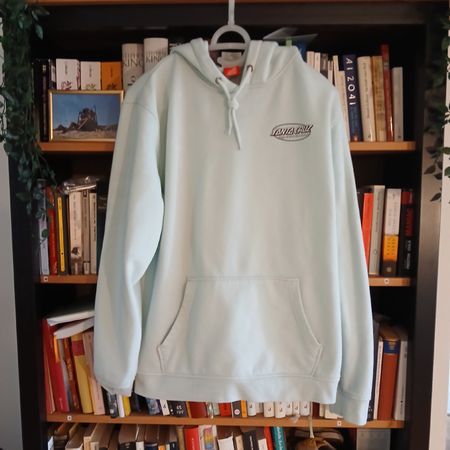 Santa Cruz Kapuzenpullover Hoodie mintgrün Gr. L 
