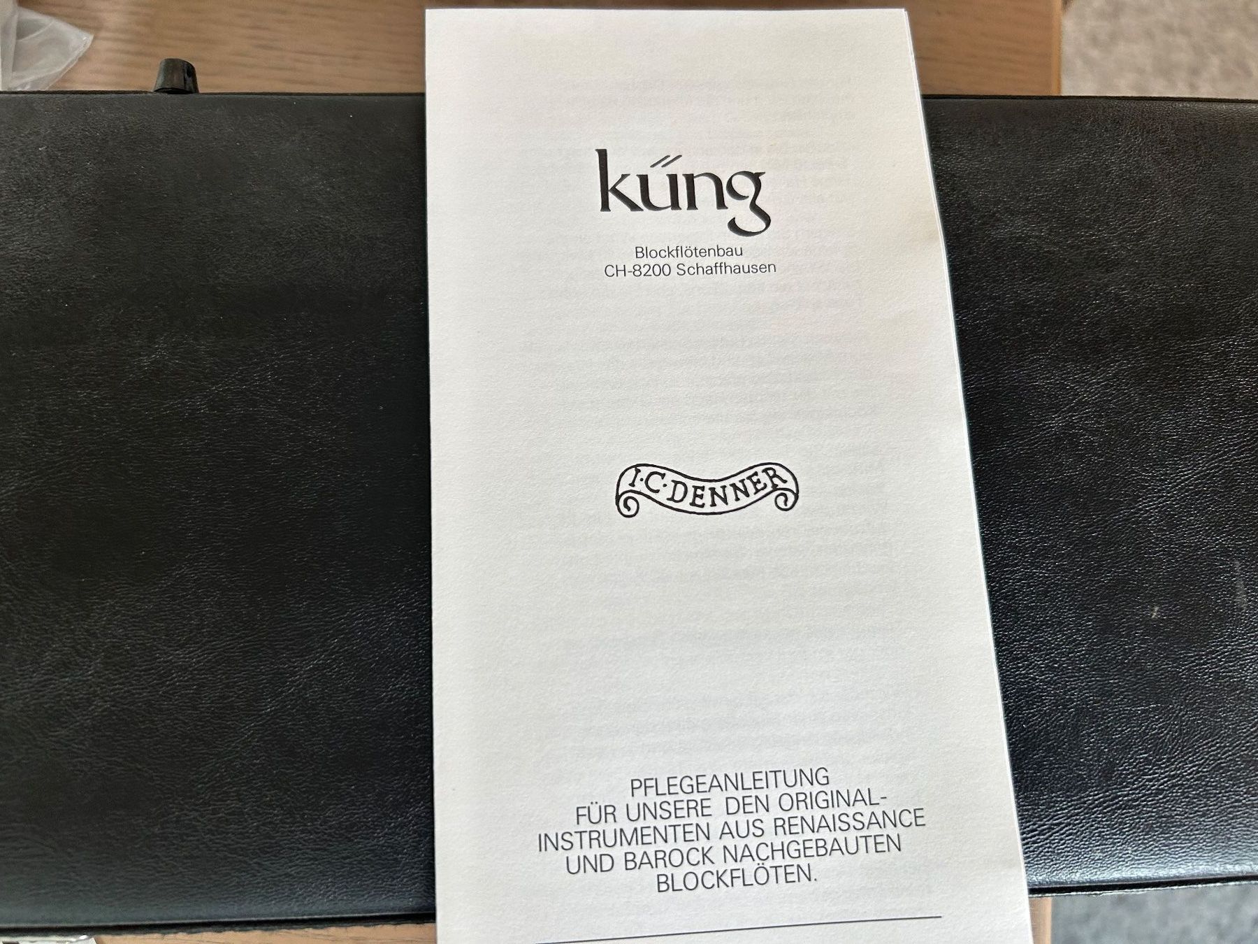 Strumenti musicali: Altflöte Küng, Denner Modell, Buchsbaum – Nuovo e nell'imballaggio originale da Burgdorf venduto da adaps65 2