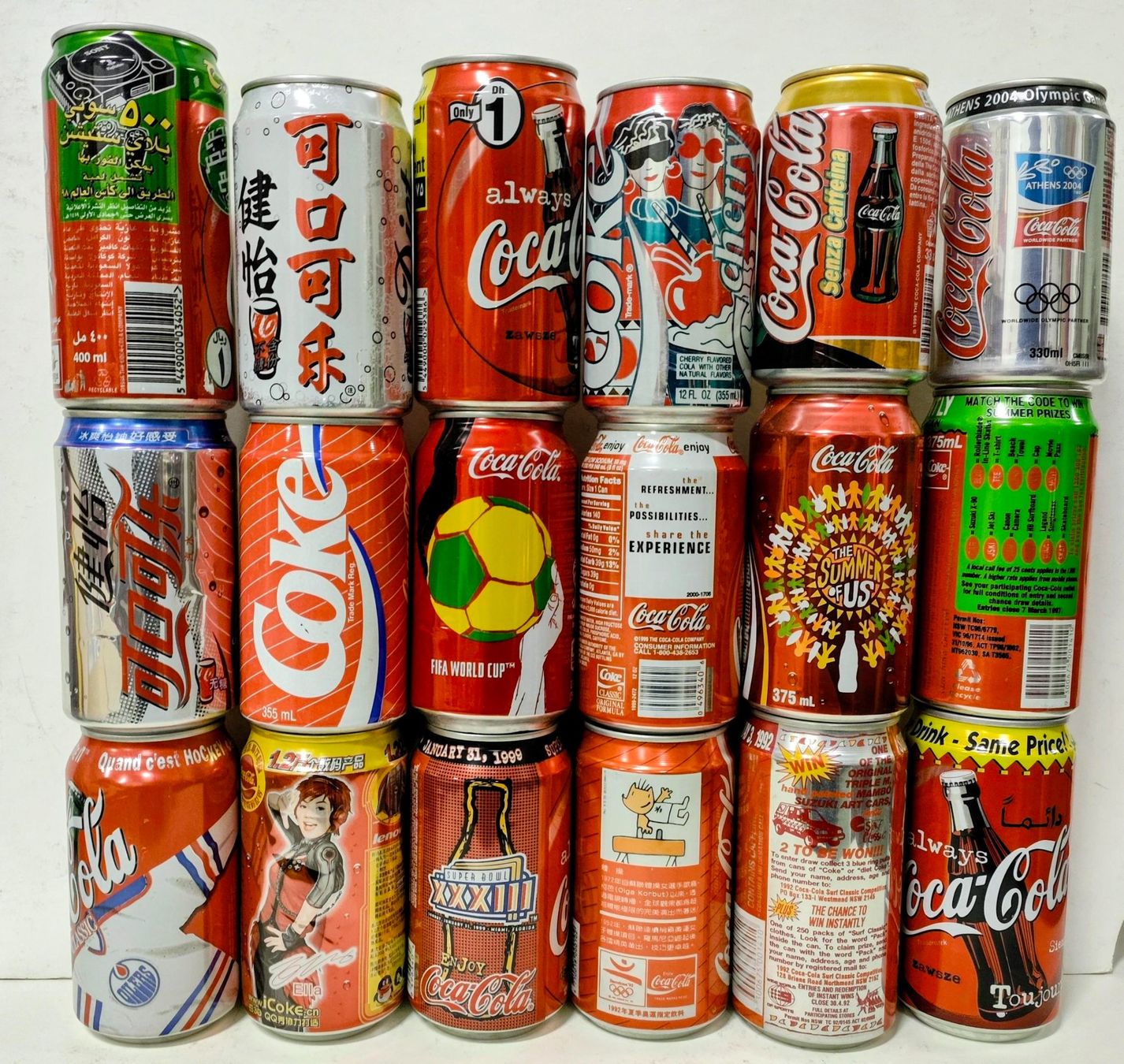 Flaschen: alte Coca-Cola Dosen  (02) – Gebraucht aus Pfäffikon ZH von Colacity