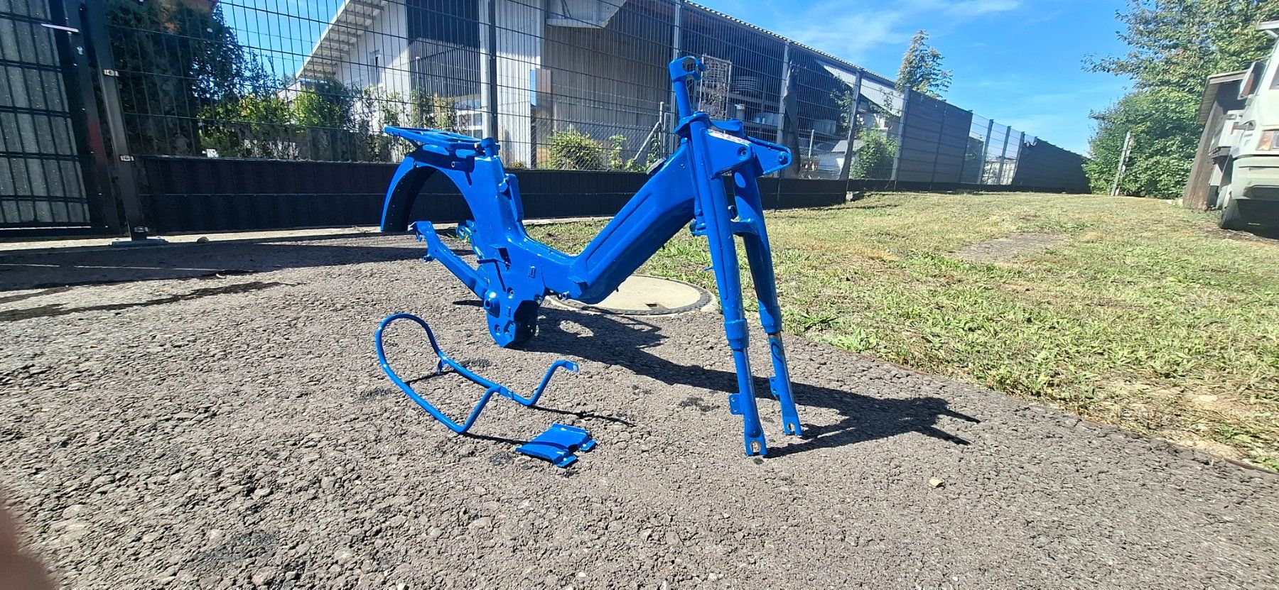 Puch Mofas: Mofa Rahmen Blau – Gebraucht aus Rothrist von JLT__2007