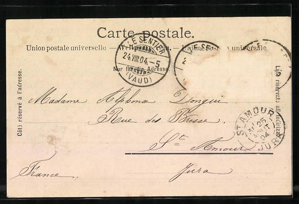 Cartoline postali: AK Brassus, Panorama et Vallée de Joux – Usato da Berlin venduto da bartko-reher 1