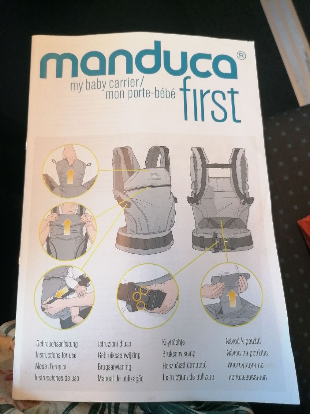 Manduca Porte-bébés ventraux & dorsaux: Manduca first porte bébé – D'occasion à Sion par CeSo25 1