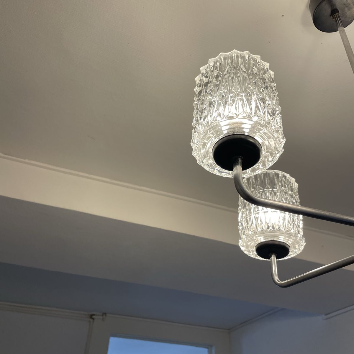Lampadari & plafoniere: Lustre plafonnier 5 branches mid-century – Usato da Lausanne venduto da Heinic 4