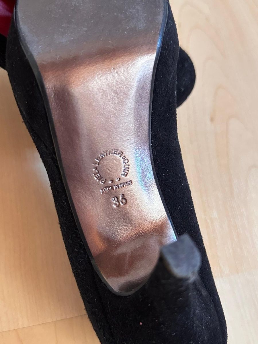 Scarpe da donna: Escarpins noirs NICOLAS en daim  – Nuovo (secondo la descrizione) da Villeneuve VD venduto da tat_9fhl 2