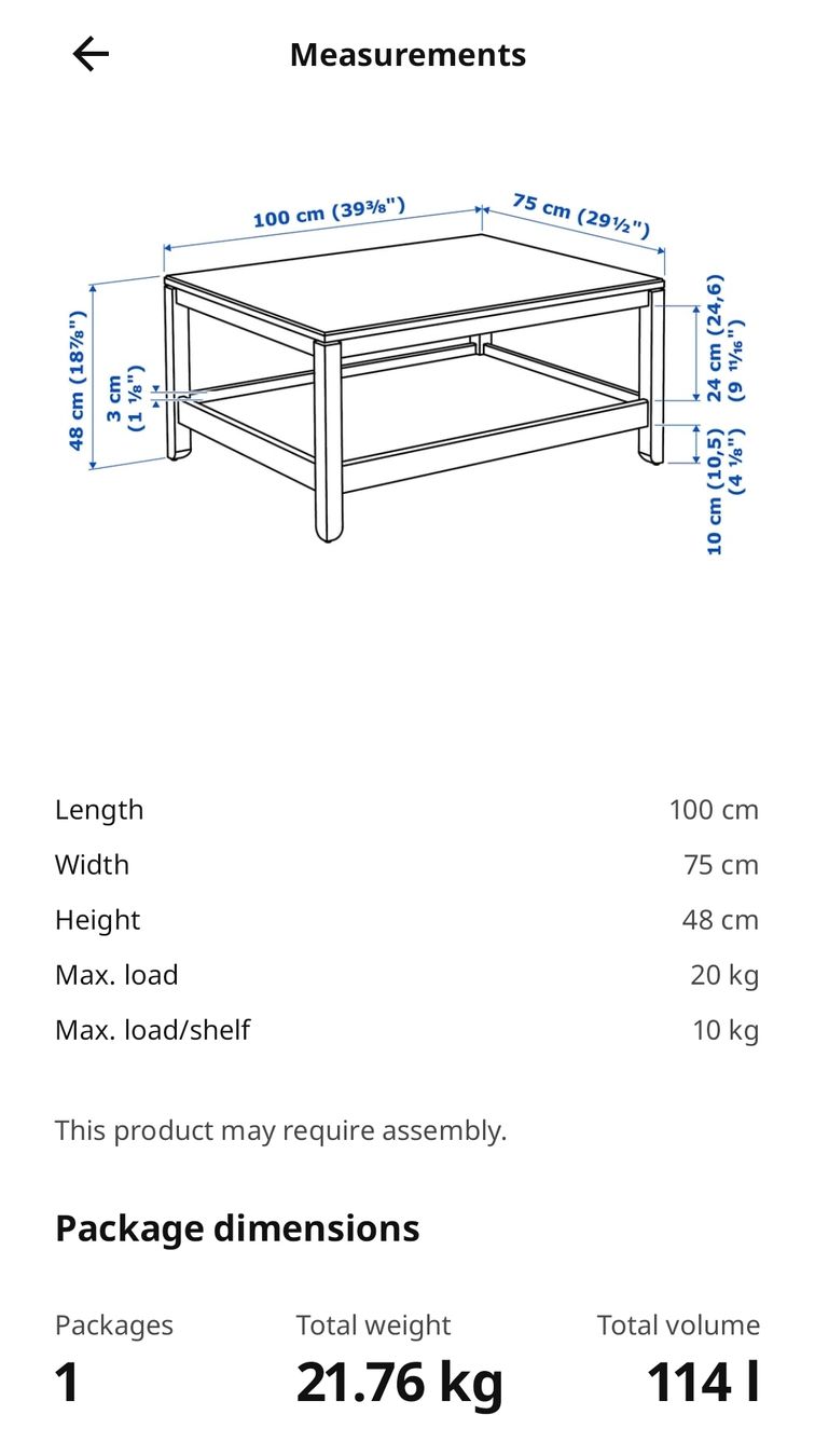 Ikea Tavoli: Ikea Havsta Grey coffee table – Usato da Hedingen venduto da oli_jhl5 3