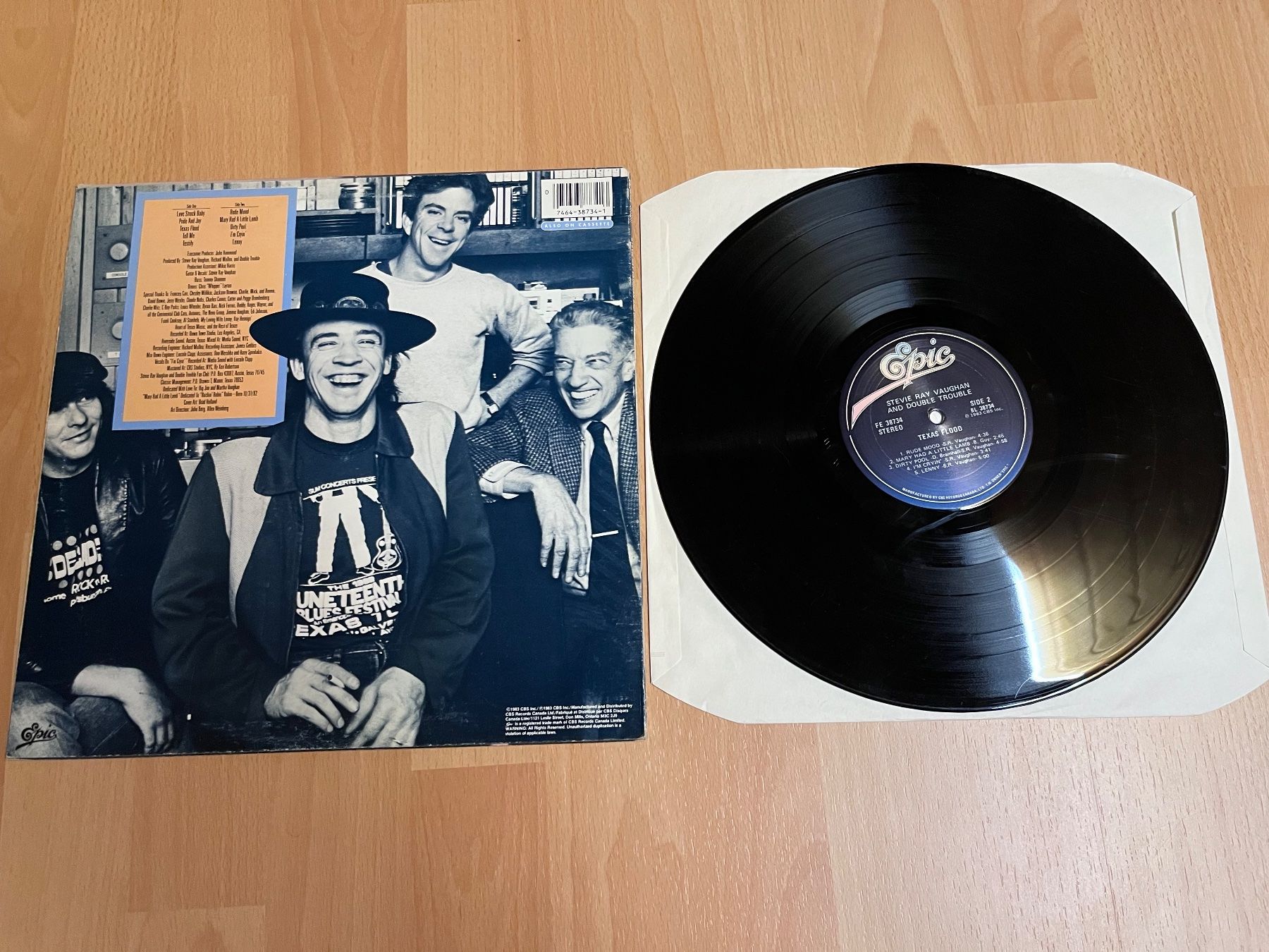 Dischi in vinile: Stevie Ray Vaughan - Texas Flood – Usato da Giebenach venduto da Wurlitzer70 1