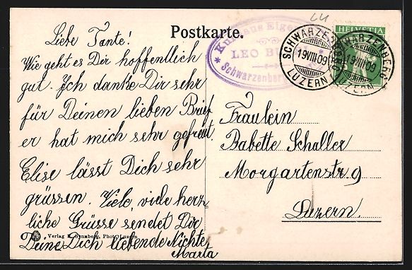 Ansichtskarten: Eigenthal, Neues Ferienheim der Stadt Lu – Gebraucht aus Berlin von bartko-reher 1