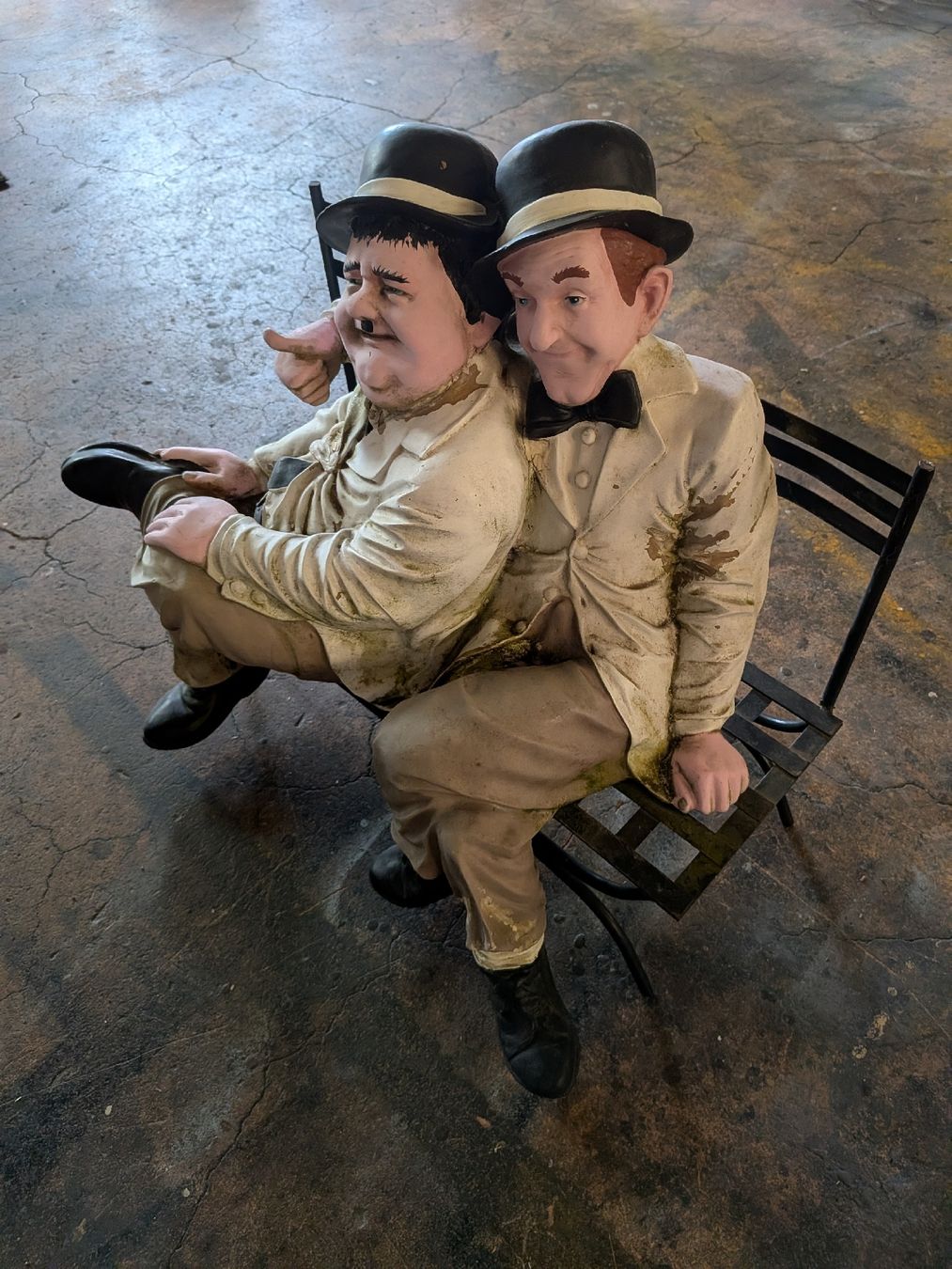 Figuren: Oliver Hardy und Stenlay  – Gebraucht aus Künten von sheila017