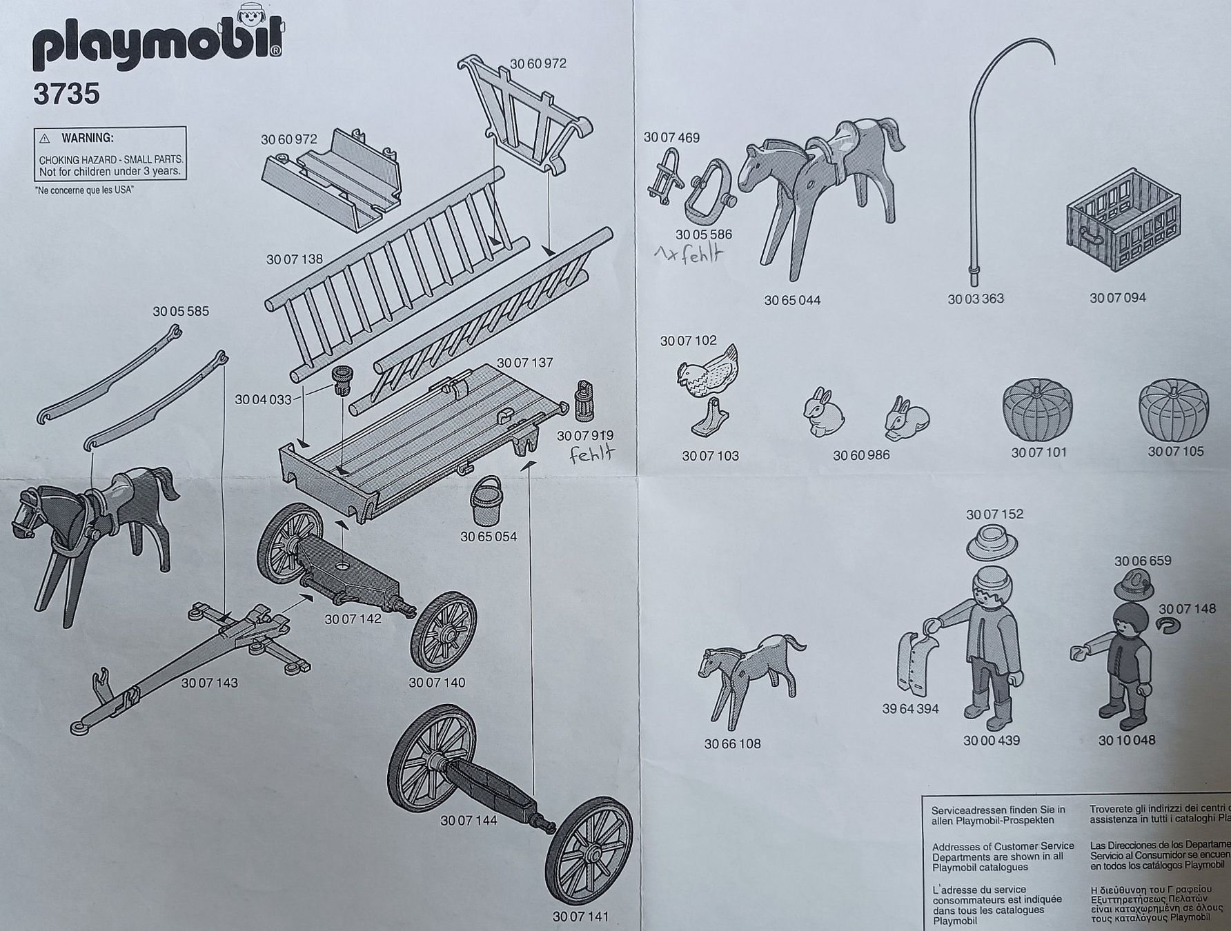 Playmobil Giocattoli: Playmobil "Landleben - Pferdespass" – Usato da Hombrechtikon venduto da Luetzelsee 4