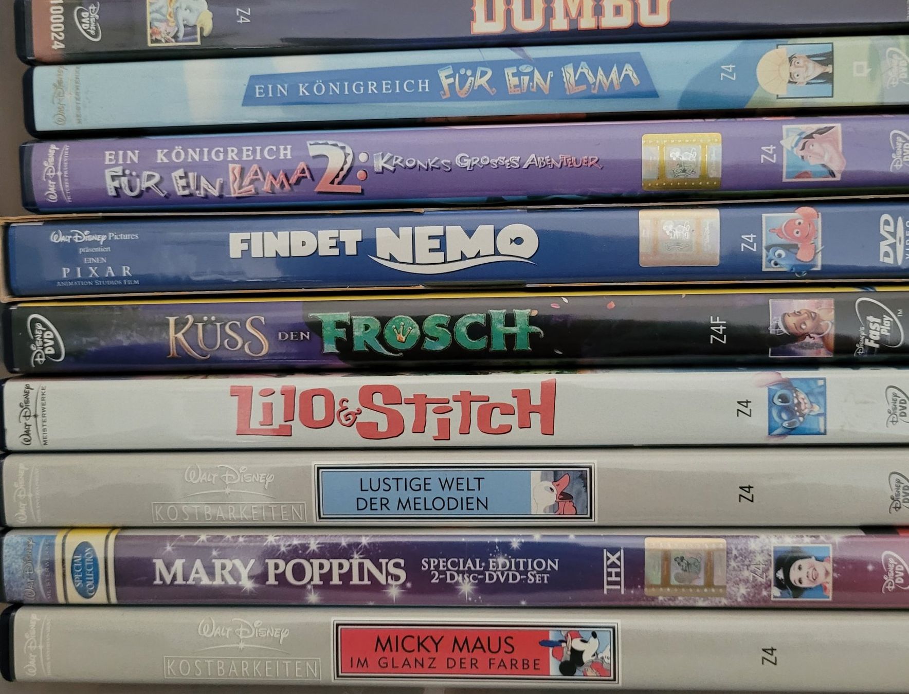 Tutti i DVDs: Konvolut 54 Disney / Pixar DVDs – Usato da Würenlos venduto da Felisha 5