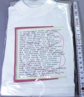 🎁 Mini-T-Shirt "DETTO FATTO" mit Kleiderbügel 🎈💫
