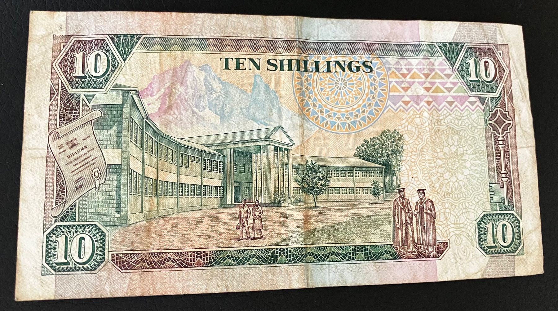 Banconote: Kenia 10 Shilingi 1989 AA-Serie – Usato da Algetshausen venduto da Carrhard 1