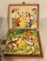 SCHÖNES KLÖTZCHENPUZZLE IN HOLZSCHACHTEL