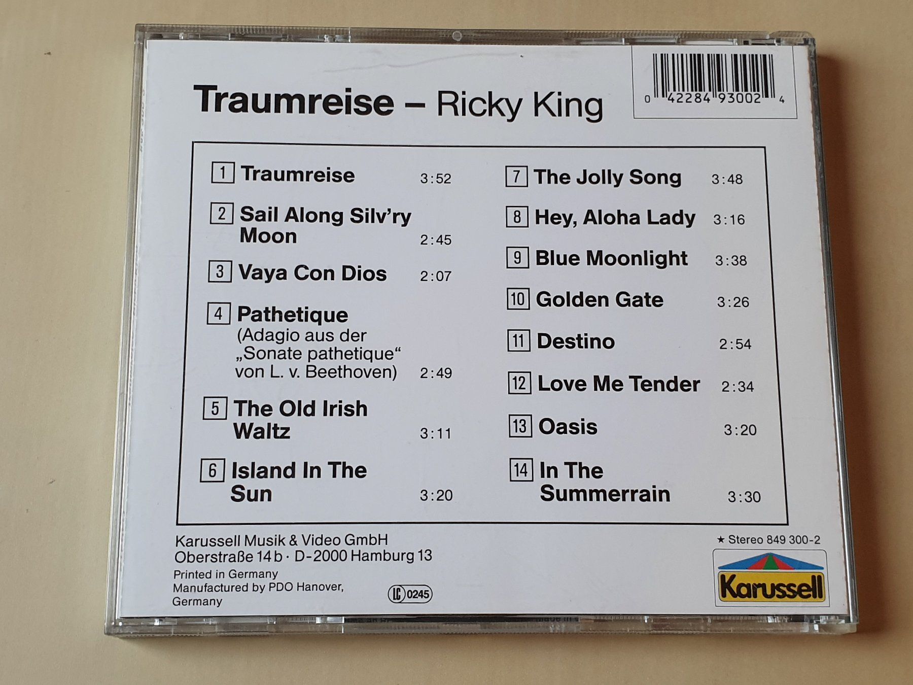 CDs: Ricky King Traumreise – Gebraucht aus Stansstad von collectorsshop 1