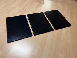 3 USM Haller Bleche 350x500 schwarz