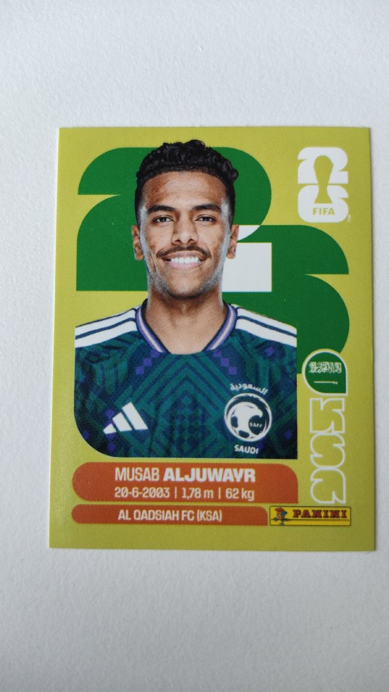 Panini Carte collezionabili: KSA 9, WM 2026 Panini – Nuovo (secondo la descrizione) da St-Légier-La Chiésaz venduto da Marcoco0