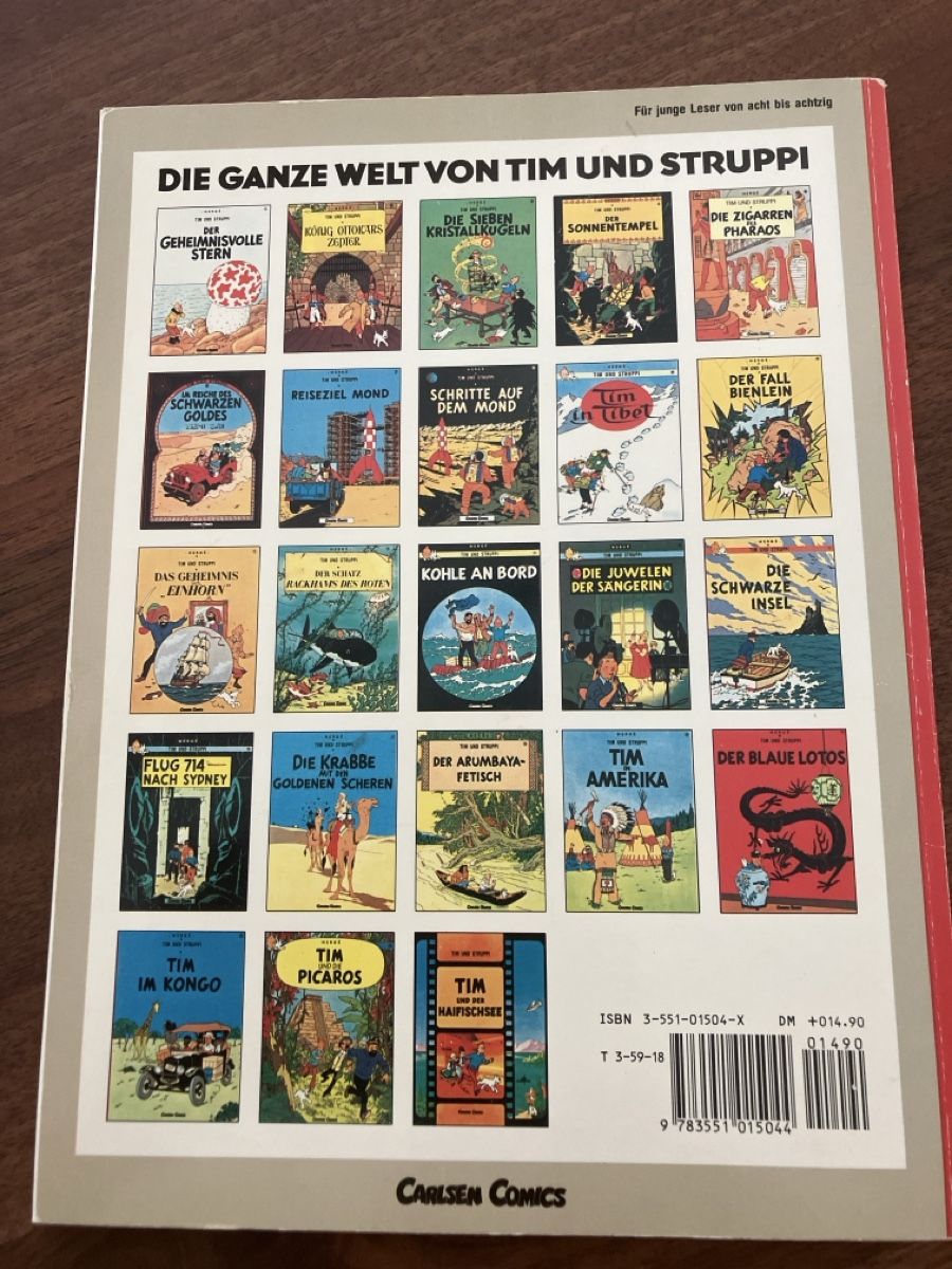 BD: Tim und Struppi - Der Sonnentempel – D'occasion à Aarau par Trinity730 1