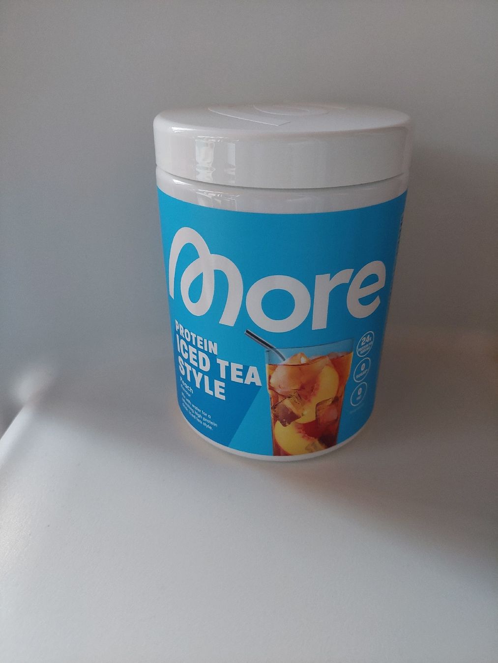More Nutrition Cibi & Specialità: MORE PROTEIN ICE TEA STYLE Peach NEU – Nuovo e nell'imballaggio originale da Willisau venduto da dam_fpn5