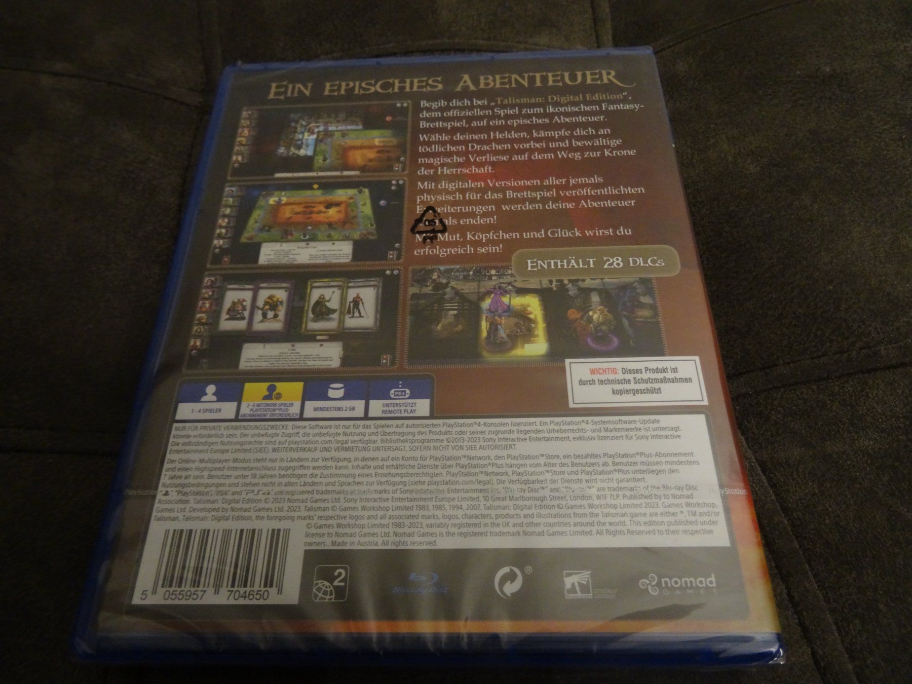 Sony Spiele: Talisman - Digital Edition PS4 NEUWARE – Neu und originalverpackt aus Olten von Disc-Ausverkauf 1