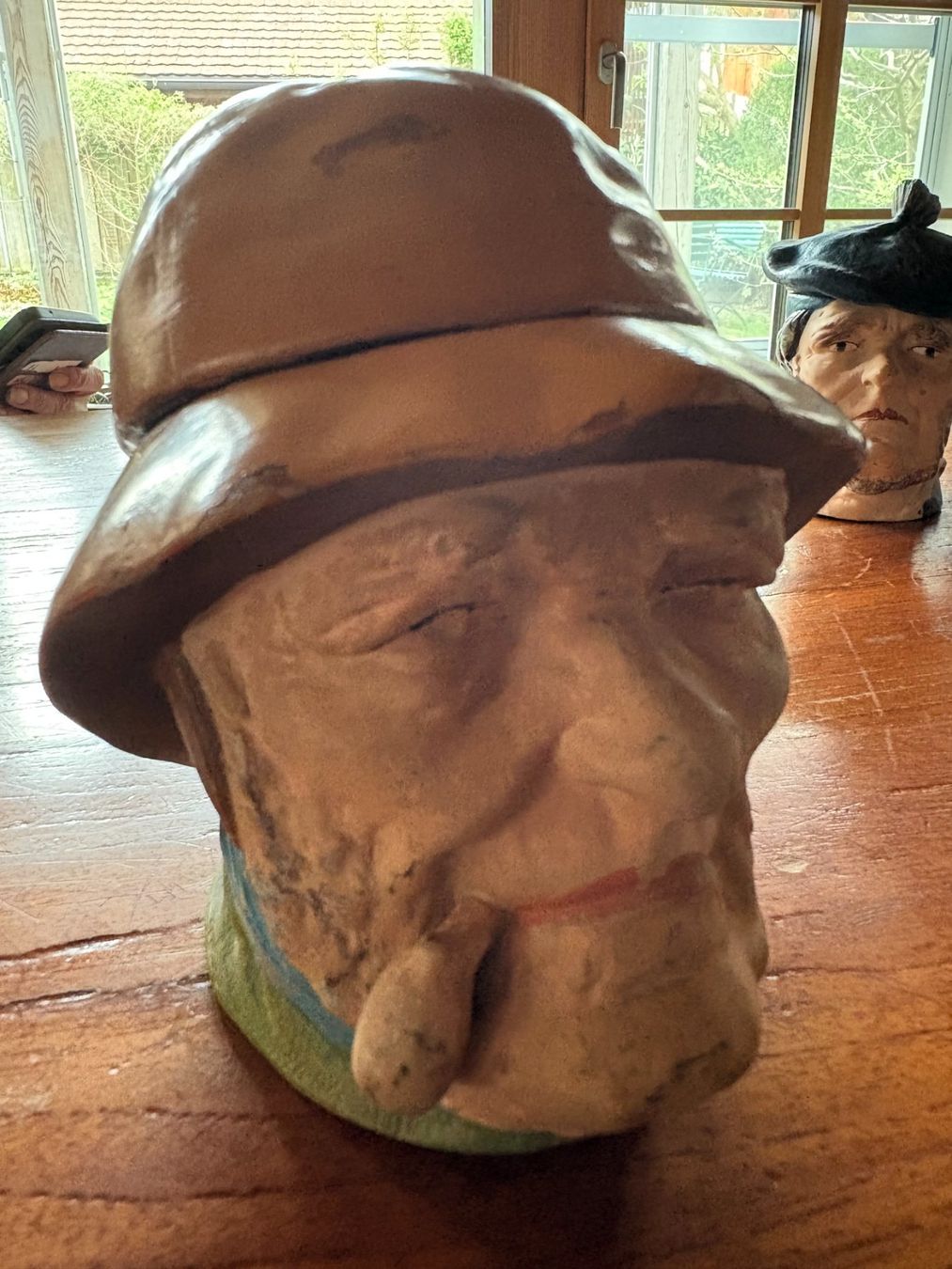Sculture & Statue: AntikTabakdose Keramikkopf – Usato da Boppelsen venduto da roa_ccp9