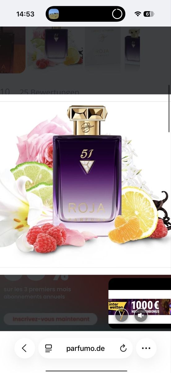 Roja Parfum & Eau de Toilette: Roja Parfums - 51 Essence de Parfum, 2 ml – Gebraucht aus Sursee von nri_g5z8 2