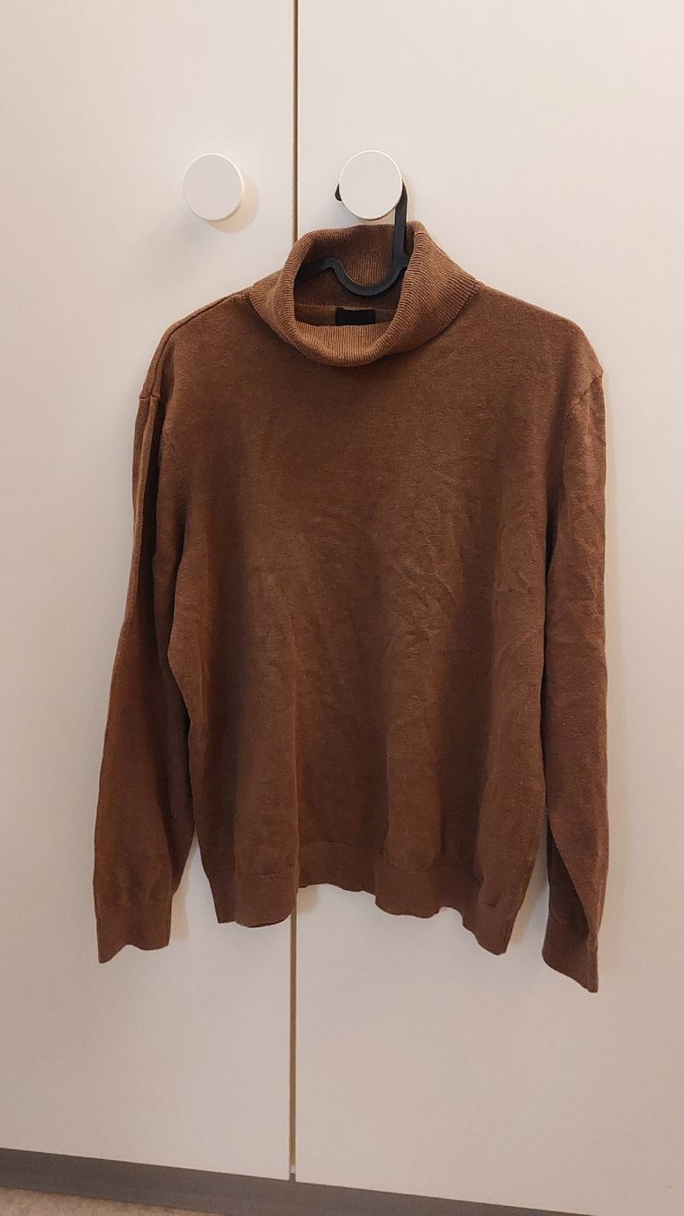 H&M Maglioni & Felpe: H&M Brown Turtleneck Sweater, L, 100% Cotton – Nuovo (secondo la descrizione) da Meilen venduto da RemyCo.