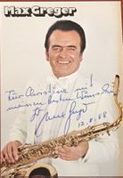 Max Greger 1926-2015 Autogramm signiert Foto 10x15cm