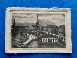AK Postkarte ungelaufen unfrankiert Hamburg Alsterstadt
