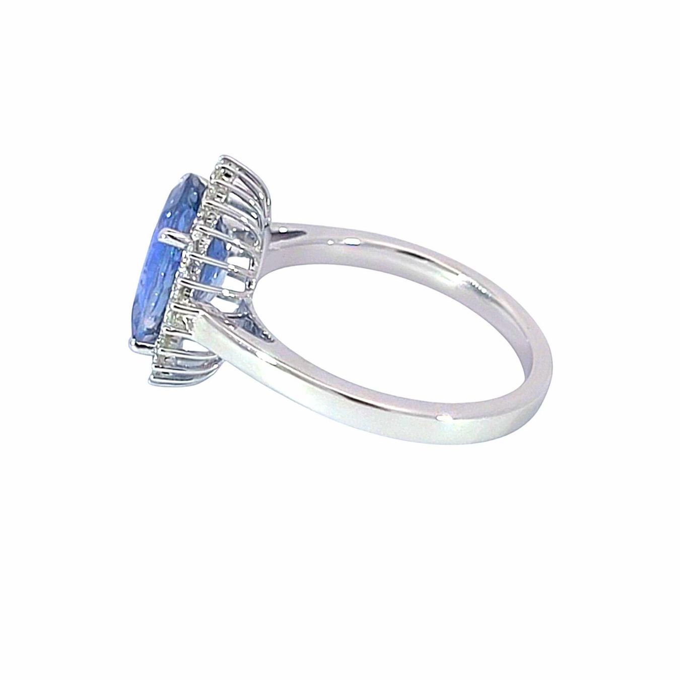 Anelli: Saphir-Ring 18k Weissgold 4,57ct – Nuovo e nell'imballaggio originale da Illnau venduto da Juwelier_Mahler_GmbH 2