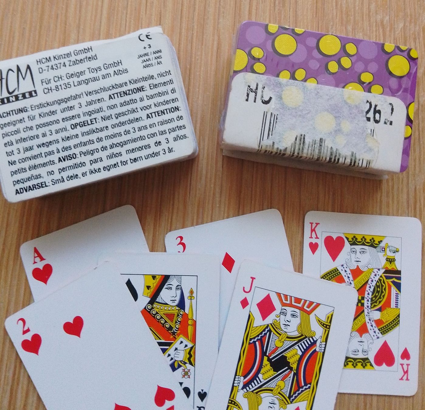Spiele: 2x Jass oder Joker Spielkarten Mini 4 x 2,7 Rommé Bridge usw – Neu (gemäss Beschreibung) aus Wohlen AG von salamanderspielwaren 1