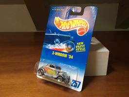 34‘ Ford 3-Window Hot Rod 1/64 Hot Wheels Vintage 90er