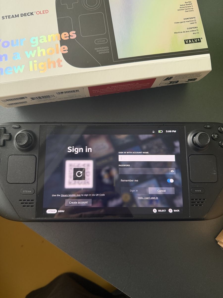Valve Console: Steam Deck OLED 512+512GB – Nuovo (secondo la descrizione) da Zürich venduto da tru_2kn5 2