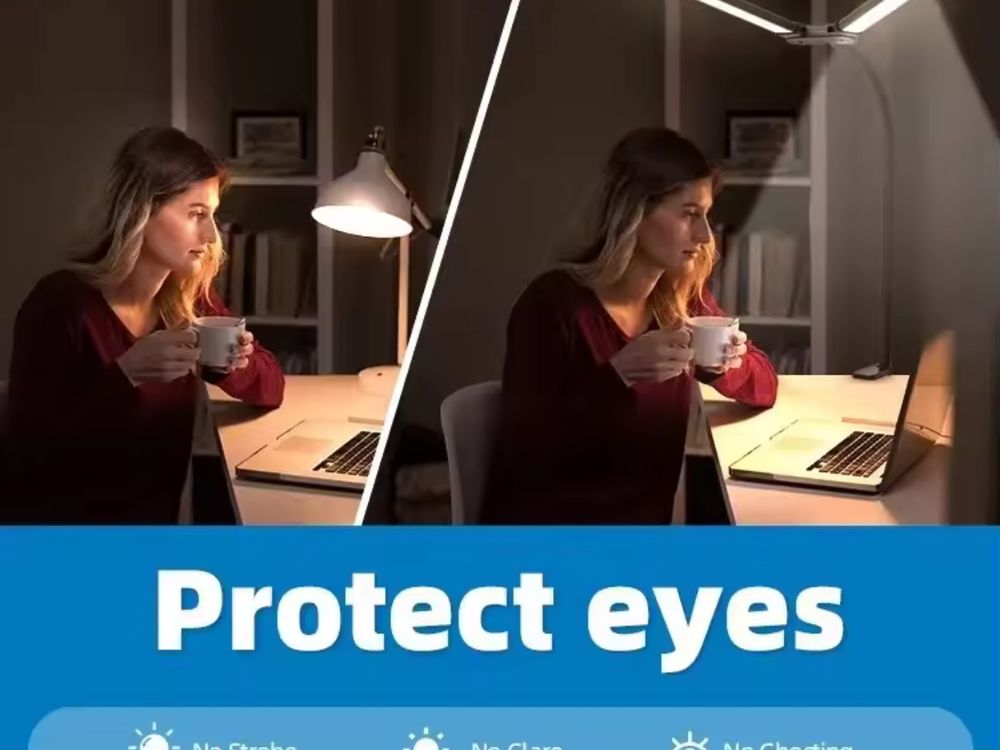Lampade: Double Single Head Led Clip Desk Lamp Dimmable Computer – Nuovo e nell'imballaggio originale da St. Gallen venduto da Stirnrunzler 4