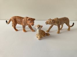 Schleich Jaguar Familie Jungtier selten Wild Life Raubtier