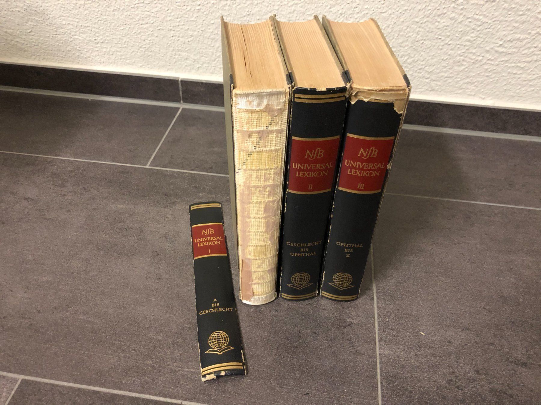 Bücher: NSB Universal-Lexikon 1958 - 3 Bänder – Defekt aus Hagendorn von Teora66