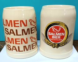 2 Bierkrug Bier Brauerei Salmen Rheinfelden