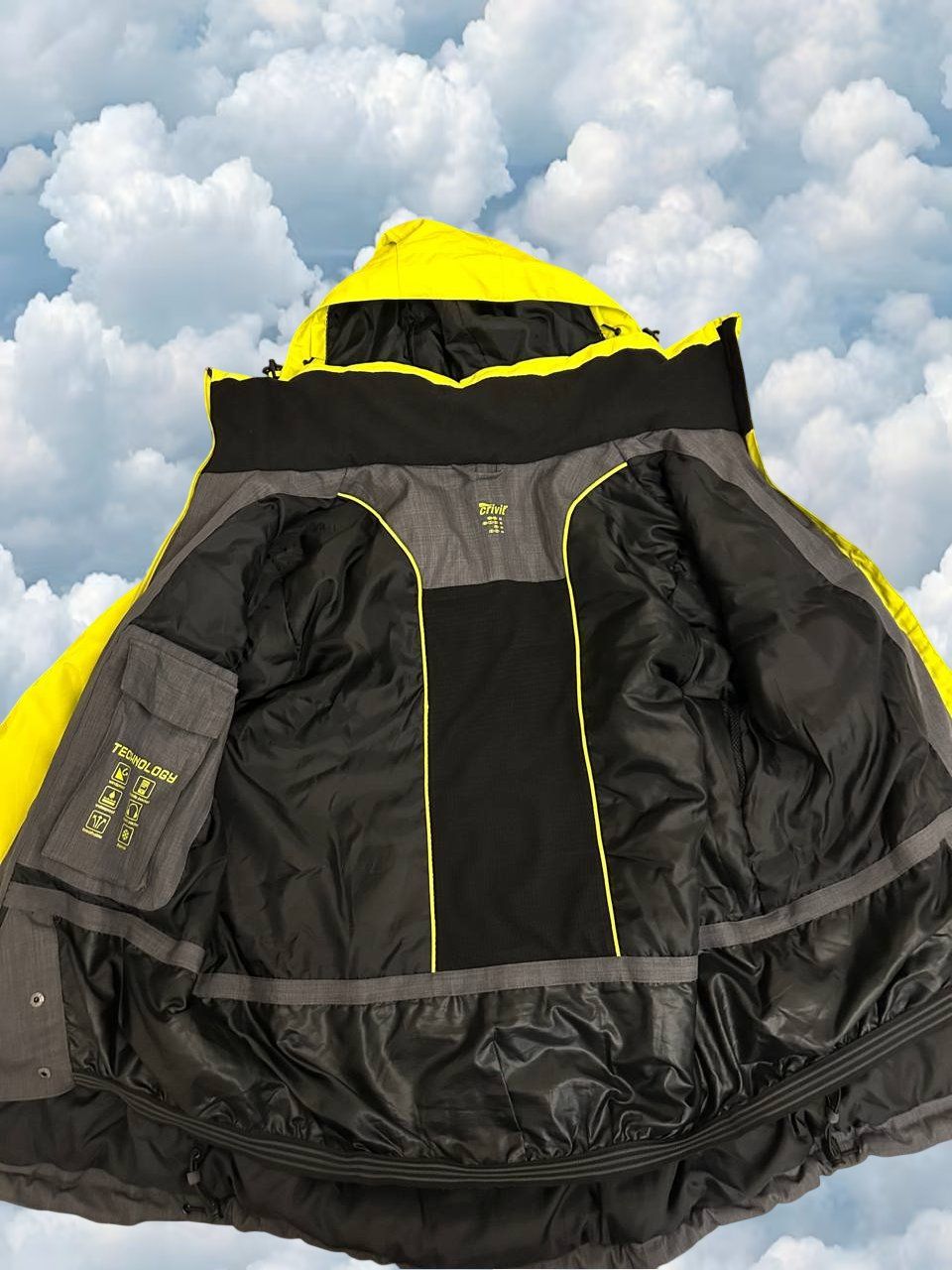 Giacche: Veste de ski Crivit jaune-gris | Crivit ski jacket – Usato da Clarens venduto da meritus 2
