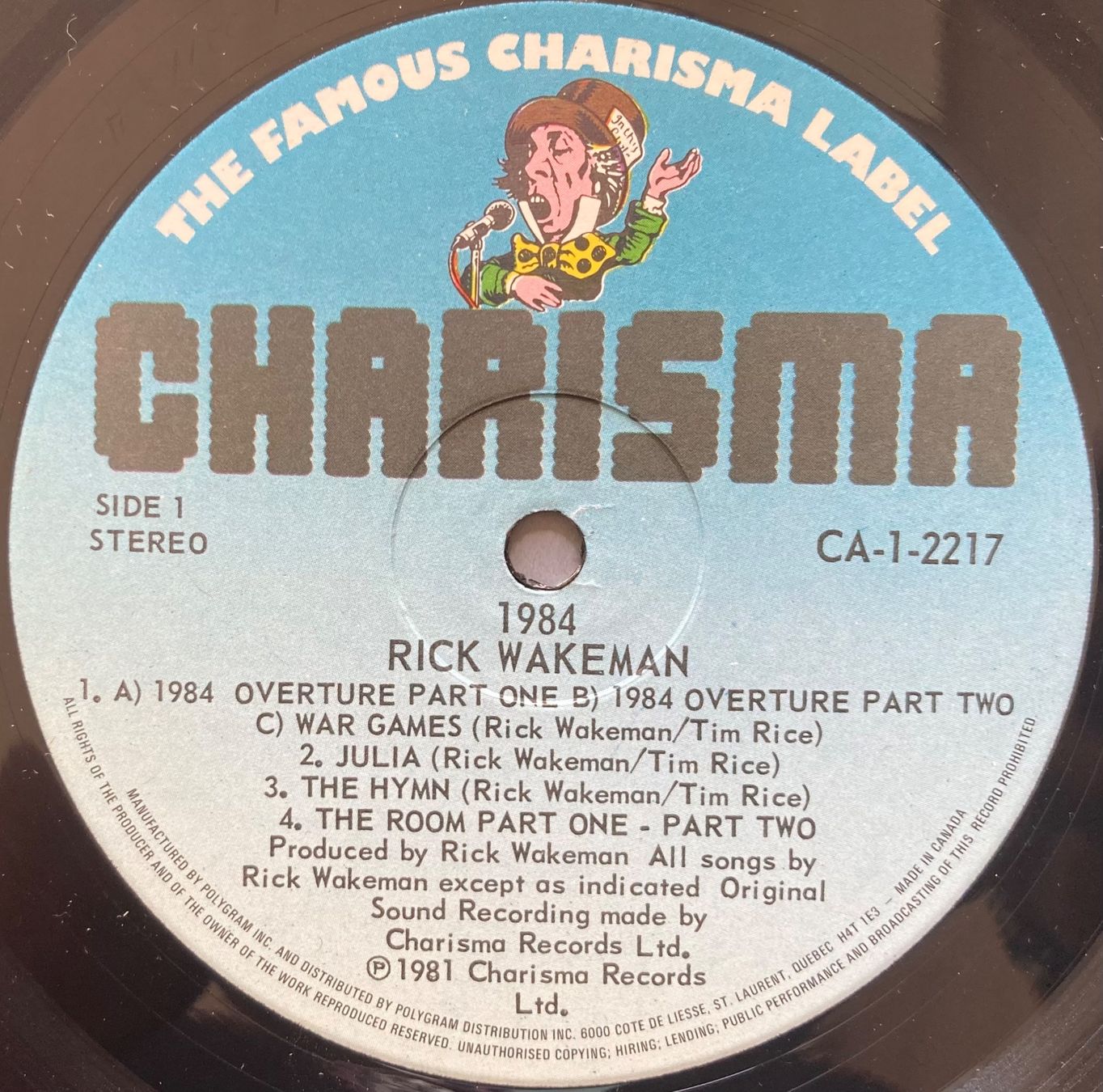 Schallplatten: RICK WAKEMAN - 1984 – Gebraucht aus Poliez-Pittet von Newtown-Records 3