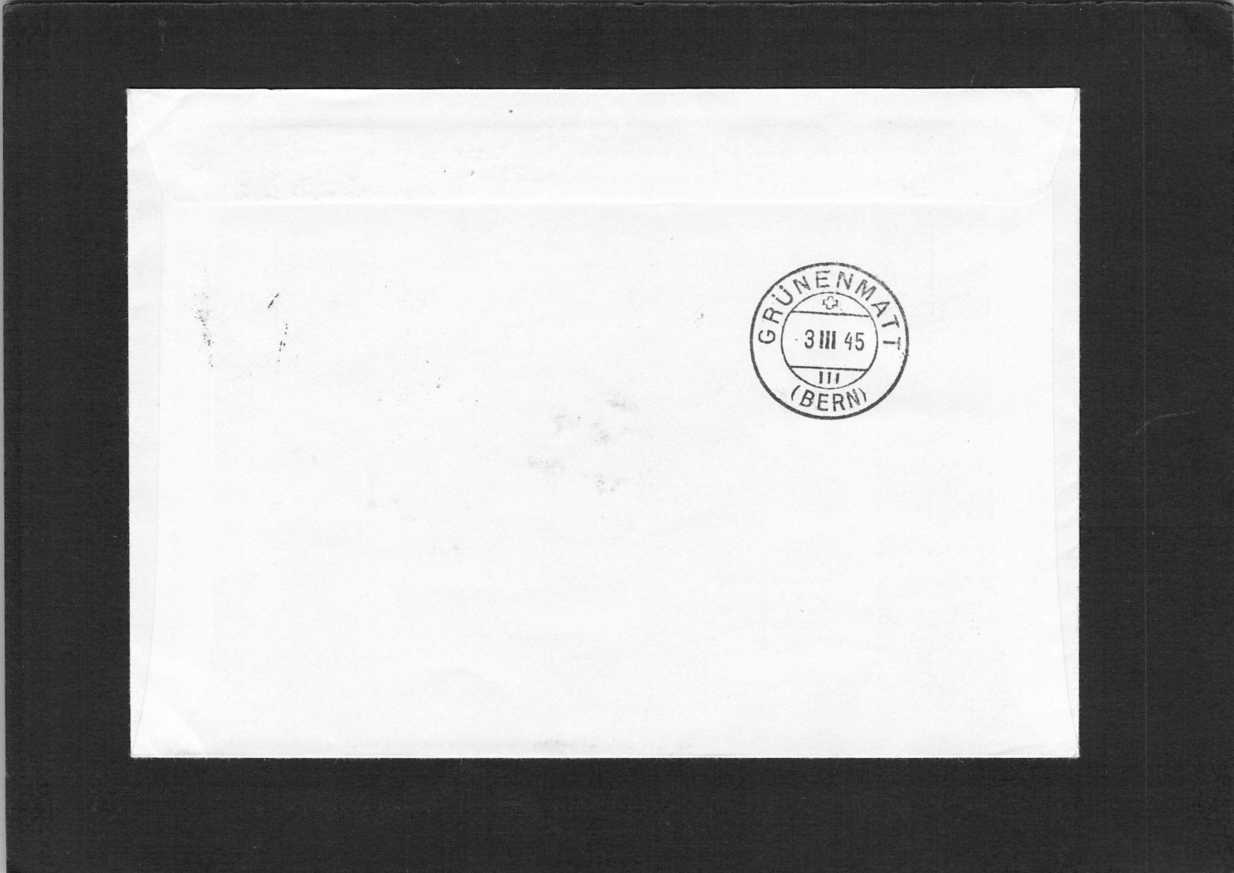 Alle Briefmarken: Eilsendung mit Mischfrankatur , 3.lll.1945 – Gebraucht aus Reichenburg von Pipo-67 1