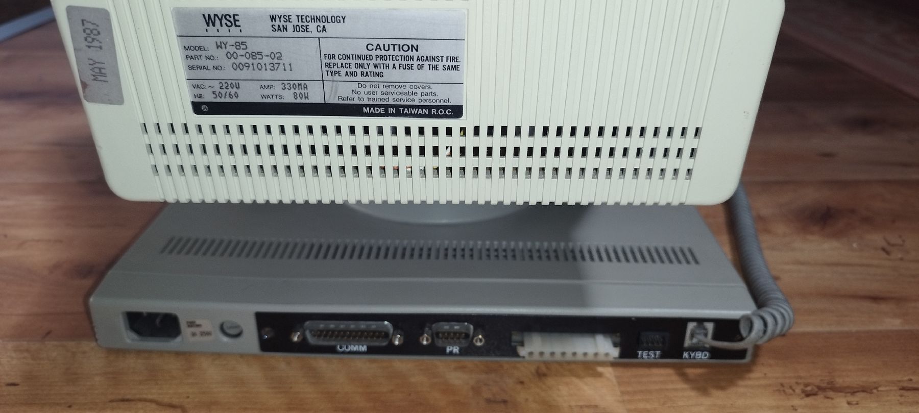 Wyse PCs: Wyse WY-85 terminal – Défectueux à Domdidier par look80486 1
