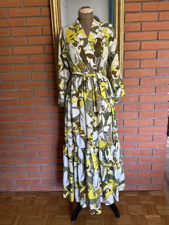 Malìparmi Maxikleid, Gr. S, Wickelkleid, floral, Sommer!