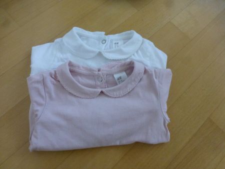 2 x Baby-Body, langarm H&M