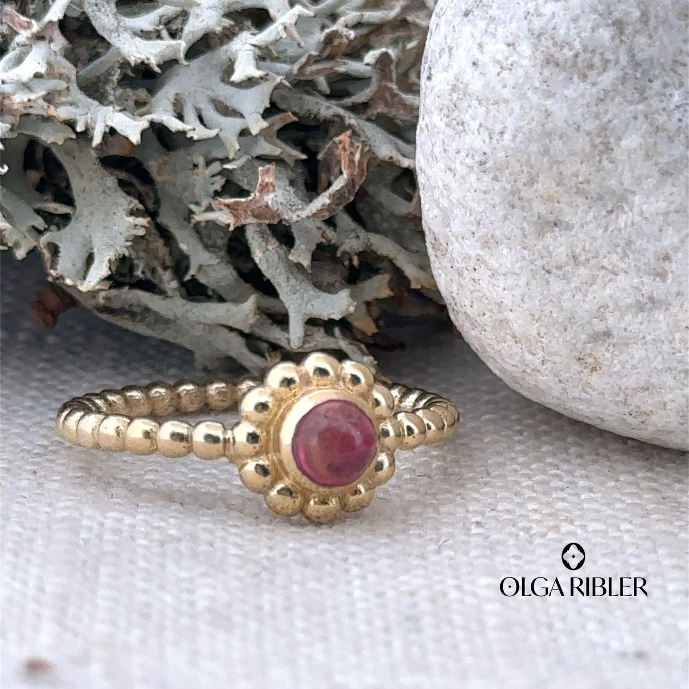 Olga Ribler Anelli: Turmalin Ring 925 Sterling Silber Grösse 53 – Nuovo (secondo la descrizione) da Luzern venduto da Schmuckoutlet 1