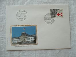 1986 FDC 25. Internat. Rotkreuz-Konferenz SBK 730