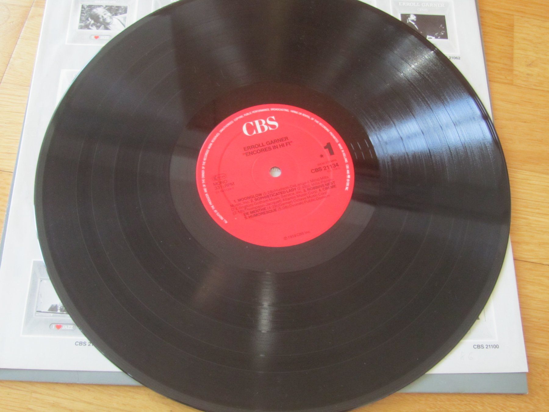 Dischi in vinile: Erroll Garner - Encores in Hi Fi – Usato da Seengen venduto da mikelele 1