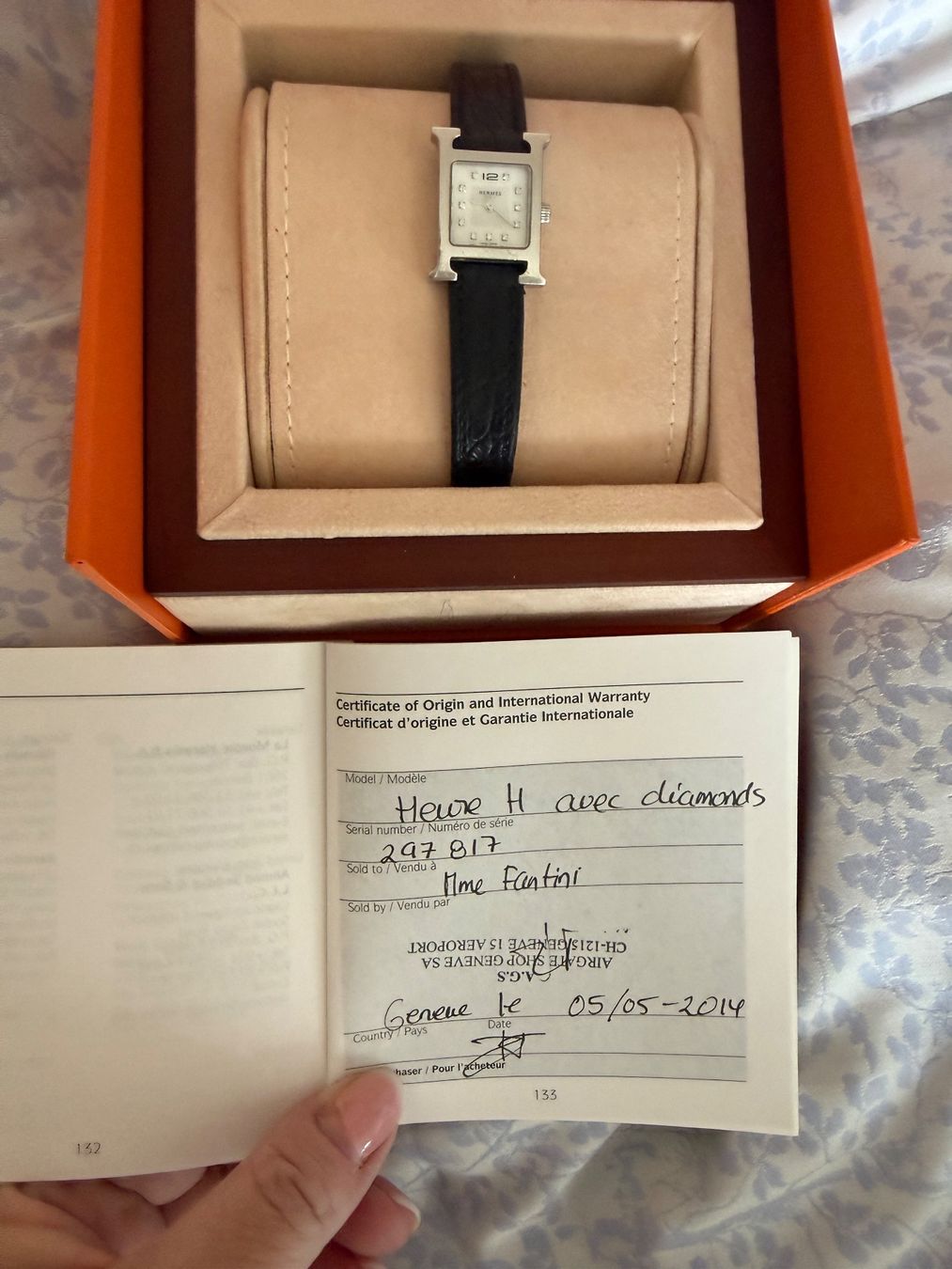 Hermès Orologi: Hermes montre Heure H avec diamants – Usato da Gimel venduto da fan_8tvc 3