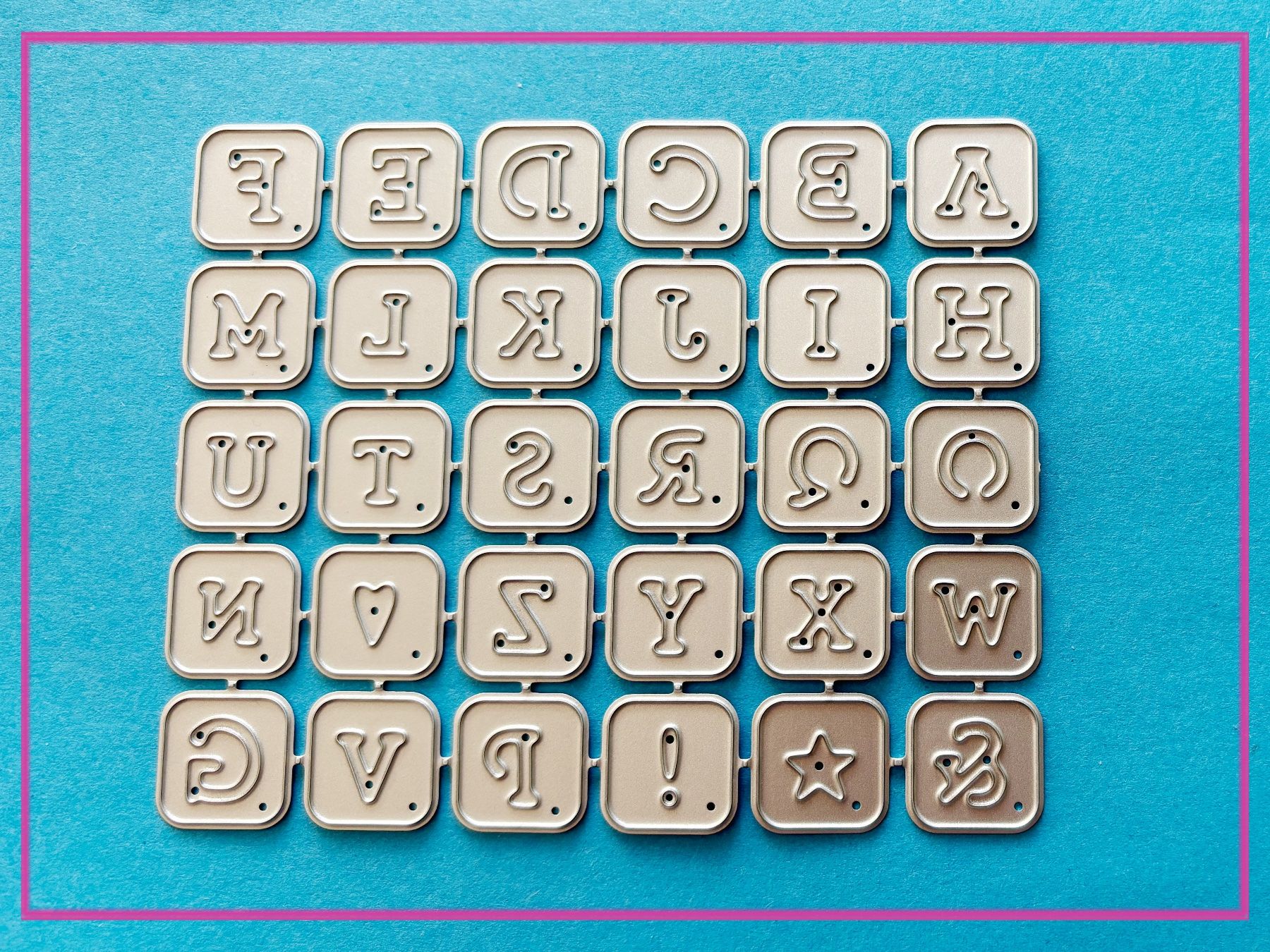 Sciablone: Buchstaben 10x8.5  - Stanzschablone – Nuovo e nell'imballaggio originale da Frenkendorf venduto da jazzplatten